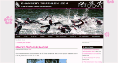 Desktop Screenshot of chamberytriathlon.net