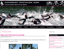 Tablet Screenshot of chamberytriathlon.net